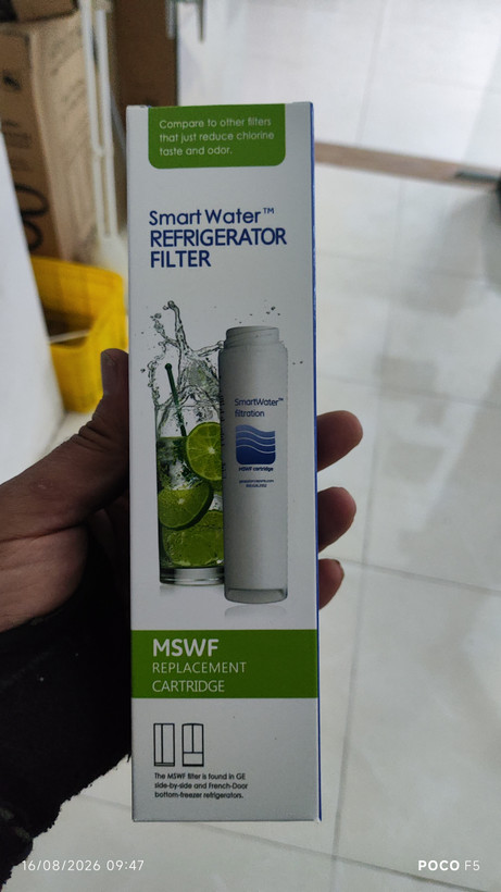 فیلتر یخچال موشکی سفید جنرال (SMART WATER)